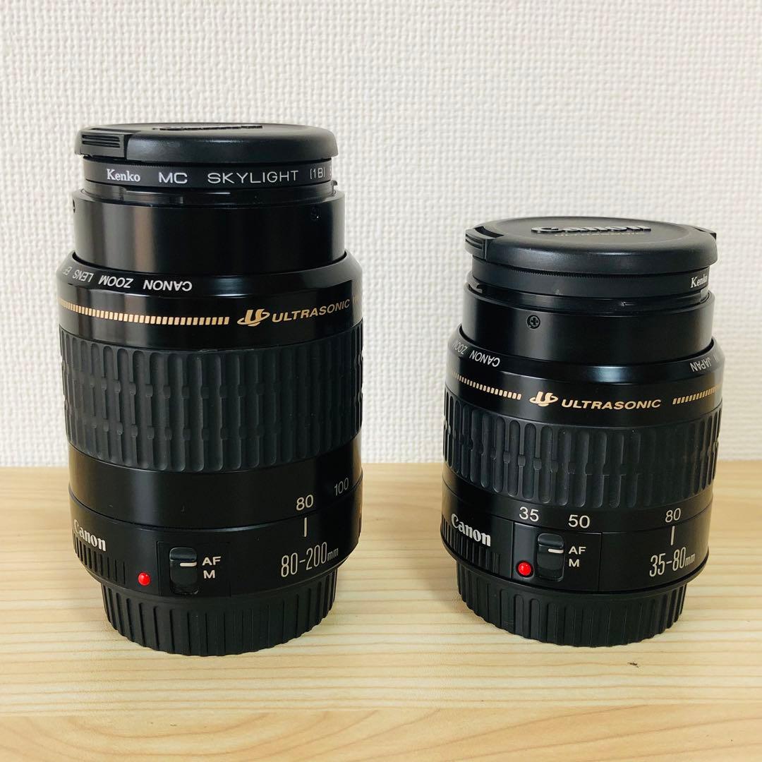 Canon EF80-200mm & EF35-80mm ダブルレンズセット