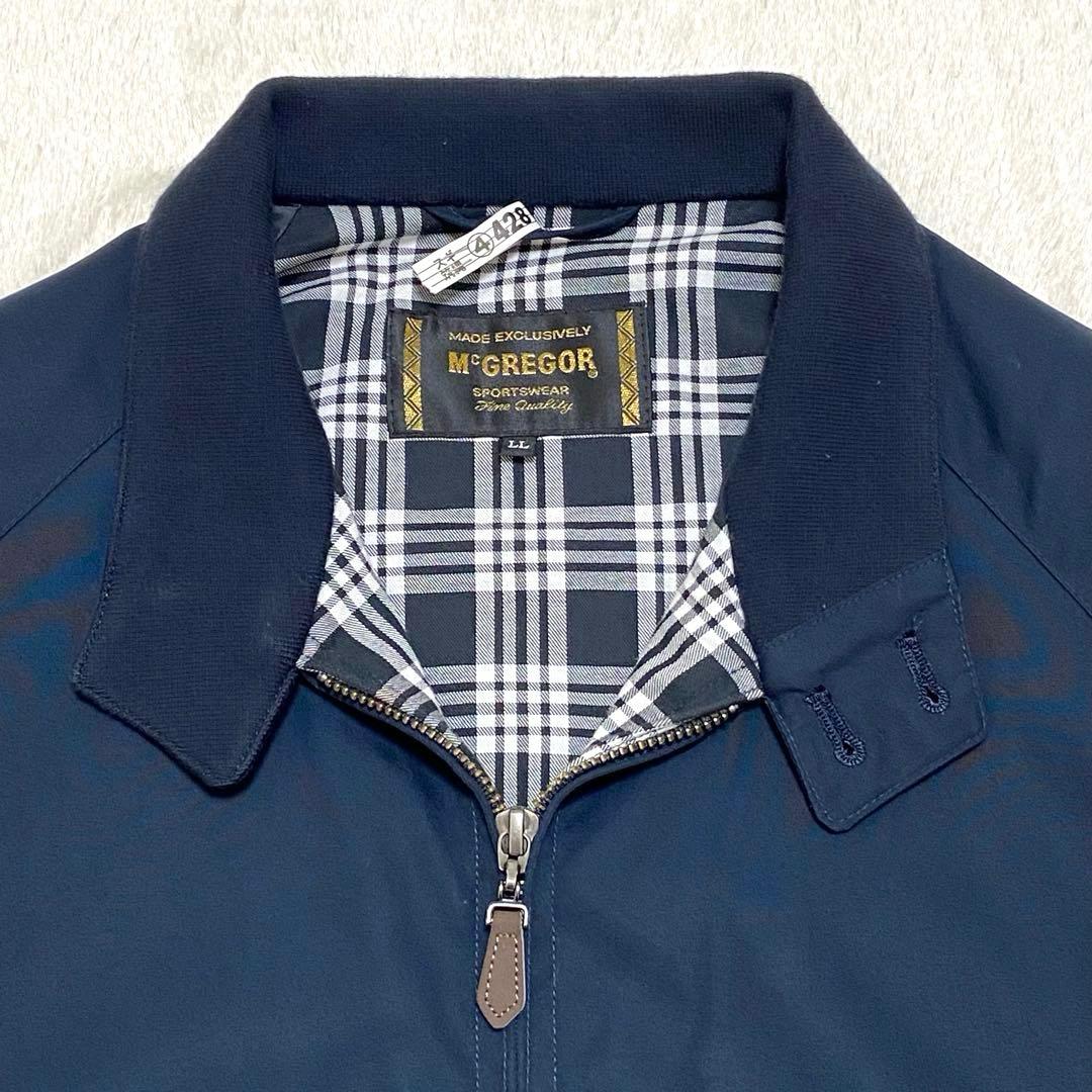 マックレガー スイングトップ ドリズラー ネイビー 裏地チェック G9型