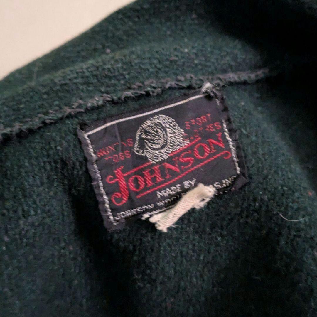 50s 60s JOHNSON　ジョンソン　マッキーノ　短丈　ウールジャケット