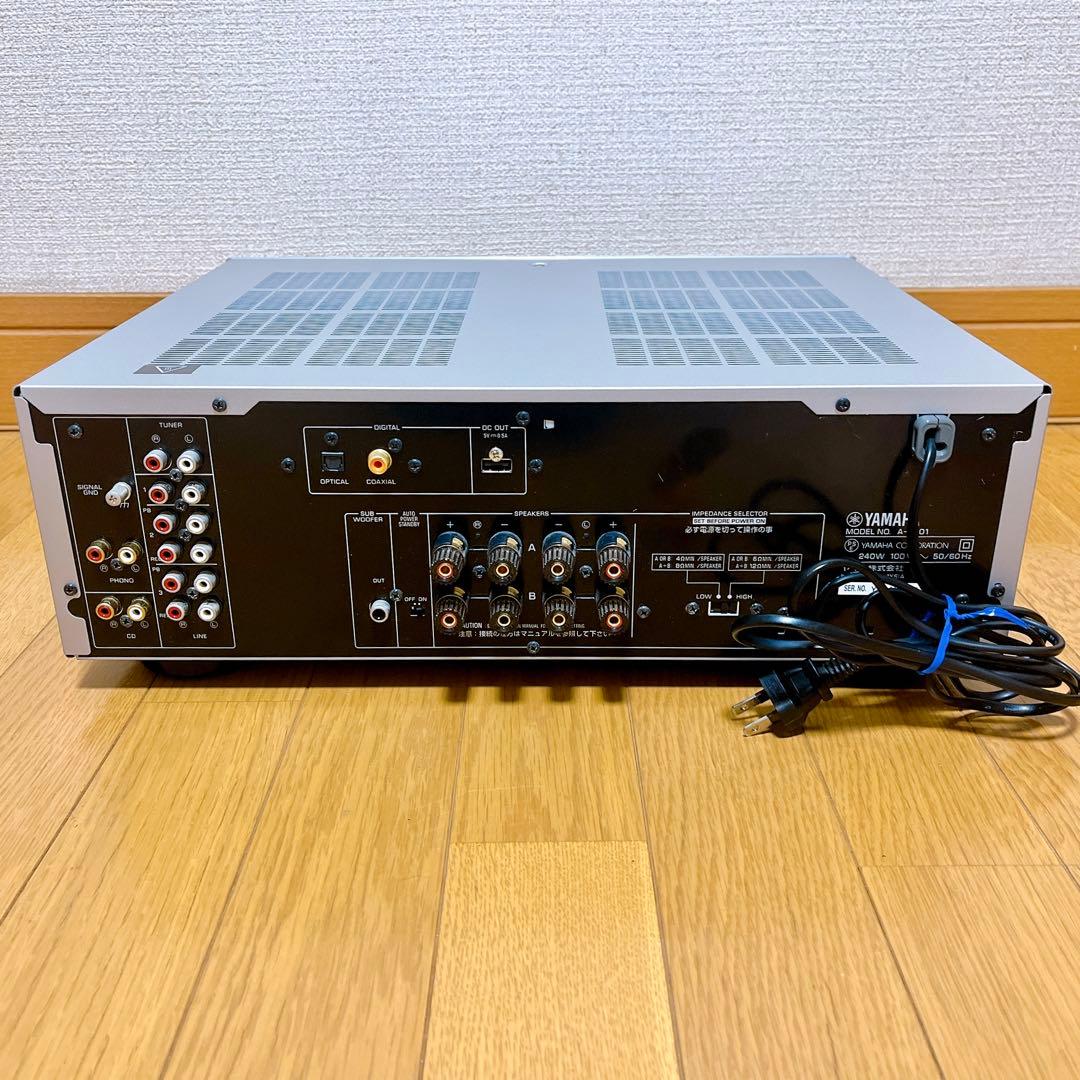 美品 ヤマハ A-S501（S）（シルバー） プリメインアンプ - メルカリ