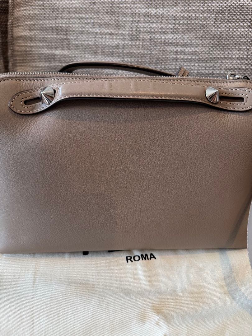 【美品】FENDI バイザウェイ　グレージュ　ミディアム
