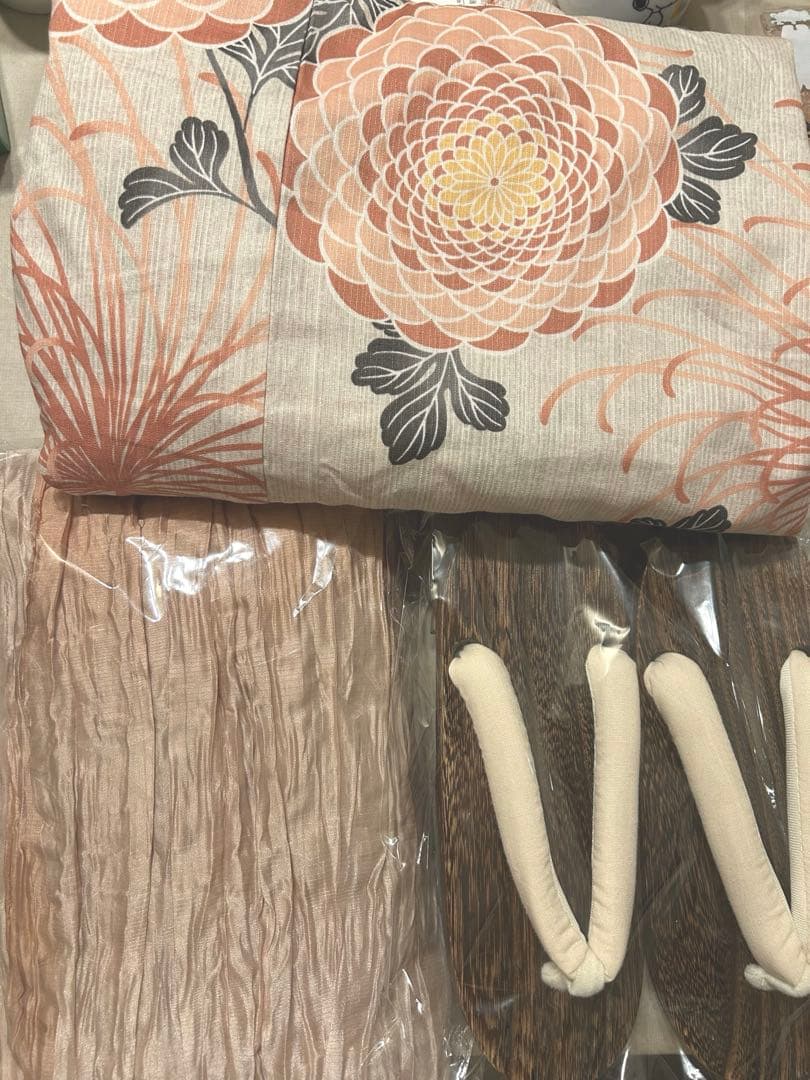 Dita/浴衣3点セット 和歌山染工日本染め（ゆかた・しわへこ帯・下駄)