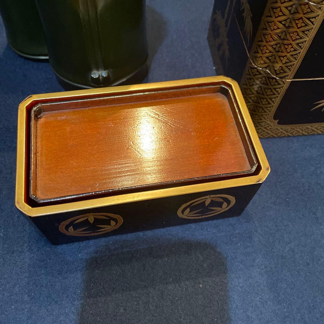 時代物 『野弁当箱』 木製漆器 ※状態良好 木箱付 漆器