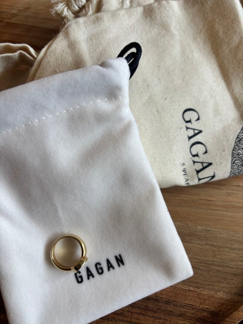 最終値下げ＊gagan onyx double 巾着付き 5号