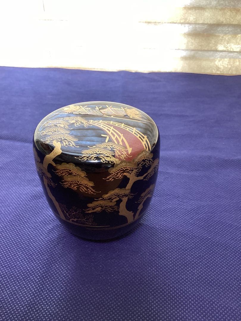 茶道具 金蒔絵 棗 平棗 一斉