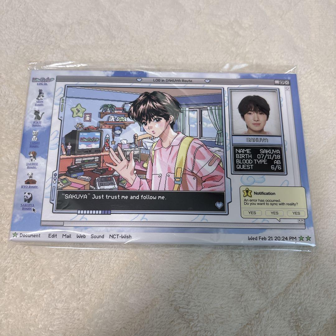 NCT WISH Log in MD フォトセット サクヤ ソウルコン - メルカリ