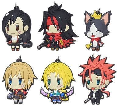 全6種 「ファイナルファンタジー トレーディングラバーストラップ Vol.2」