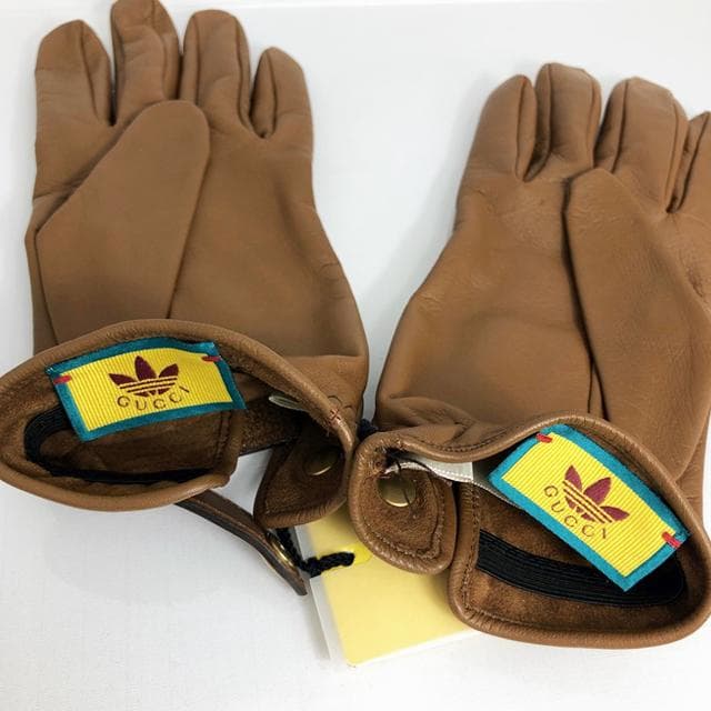 最終値下げ【激レア】 アディダス x グッチ ラムスキン グローブ手袋