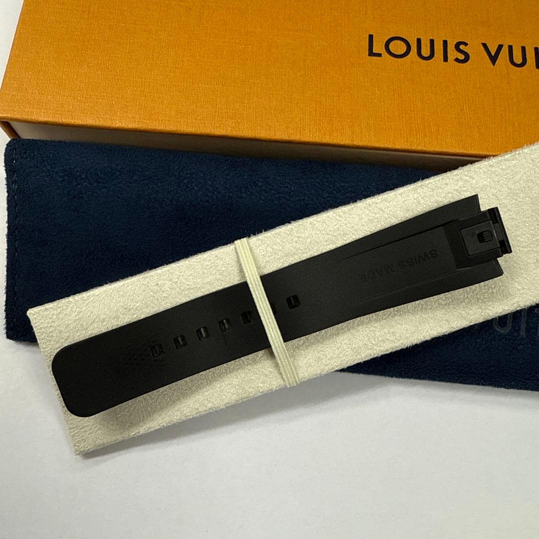 上位モデル　ルイヴィトン　時計　ダミエ　ラバーベルト　メンズL