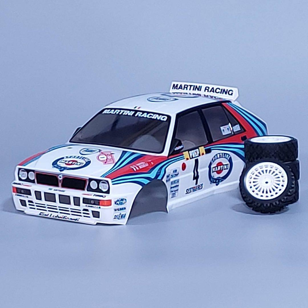 新品 送料無料 タミヤ XB ランチア ラリー ボディ＆ホイール ランチャ