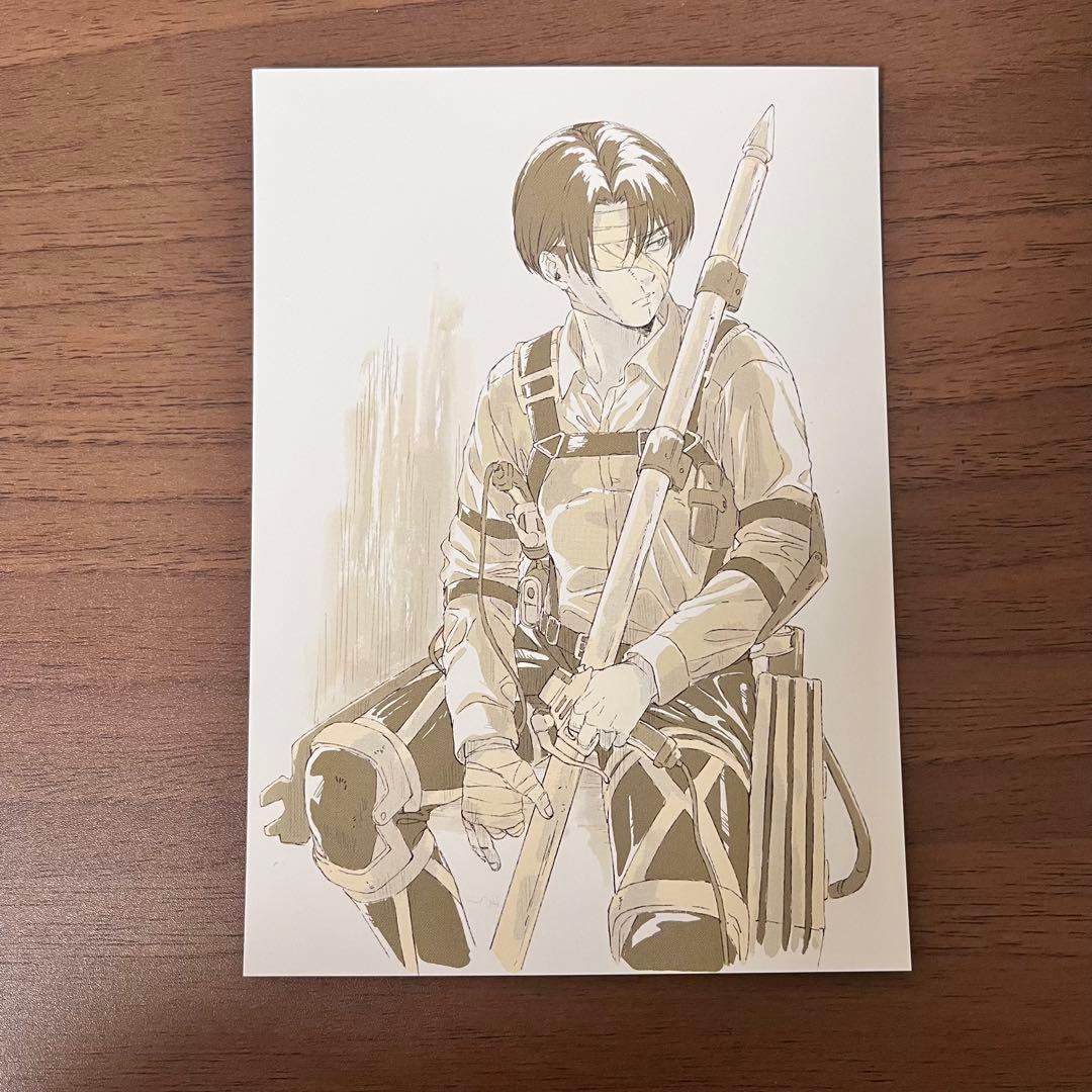 進撃の巨人 映画 第2弾 入場者特典 リヴァイ ポストカード ビジュアル