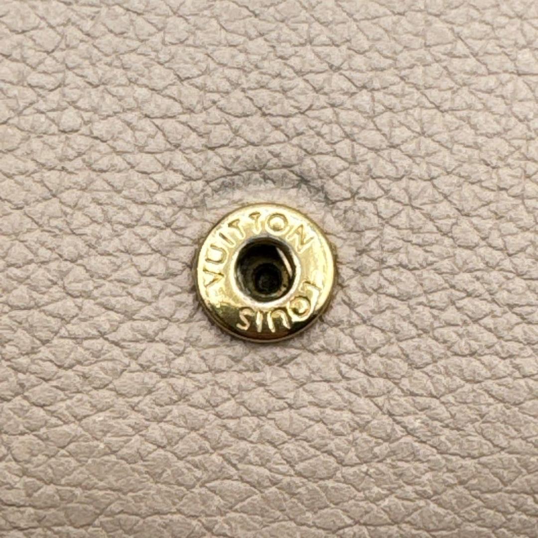 ルイヴィトン ポルトフォイユ・ロックミニ 三つ折り財布 ICチップ搭載 ベージュ