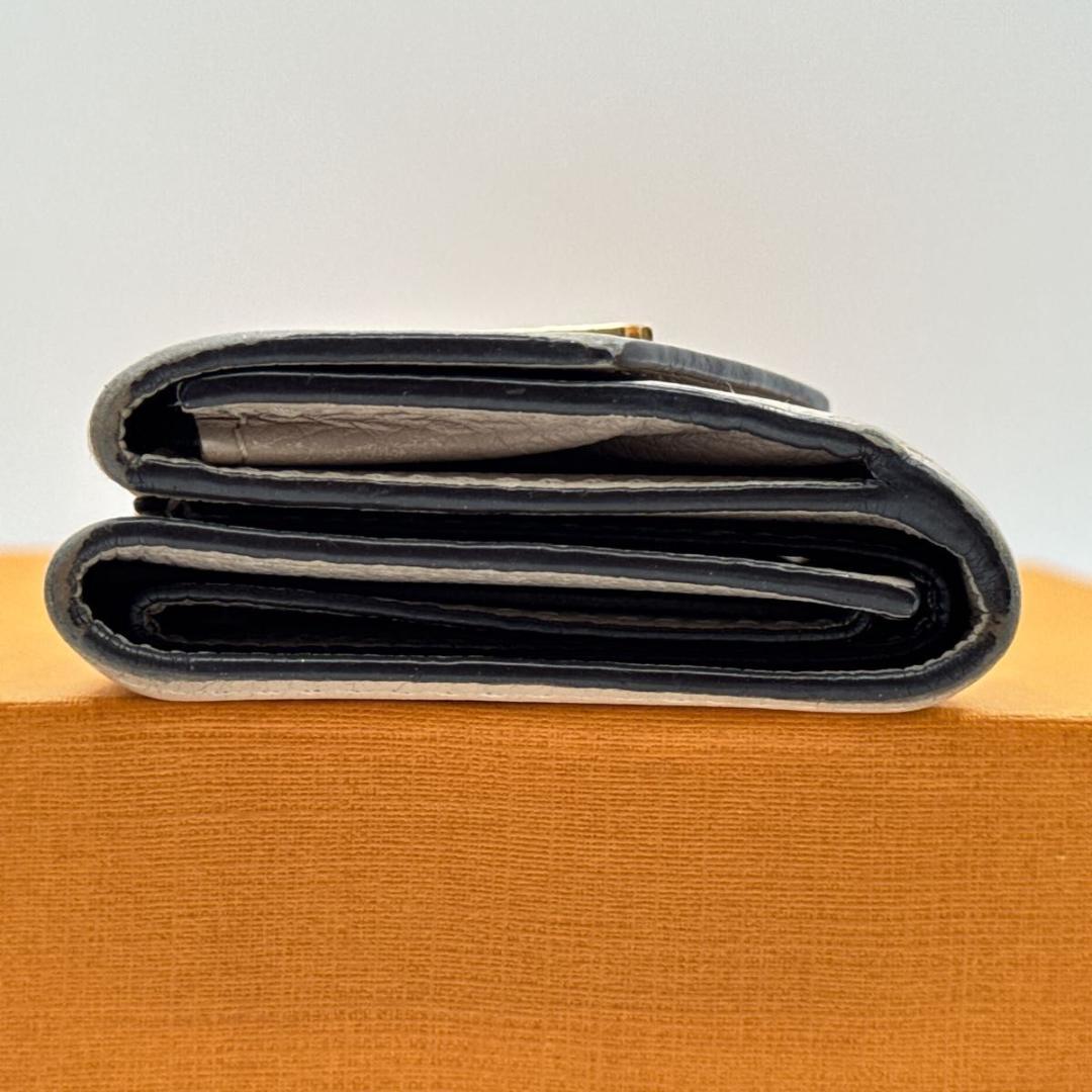 ルイヴィトン ポルトフォイユ・ロックミニ 三つ折り財布 ICチップ搭載 ベージュ