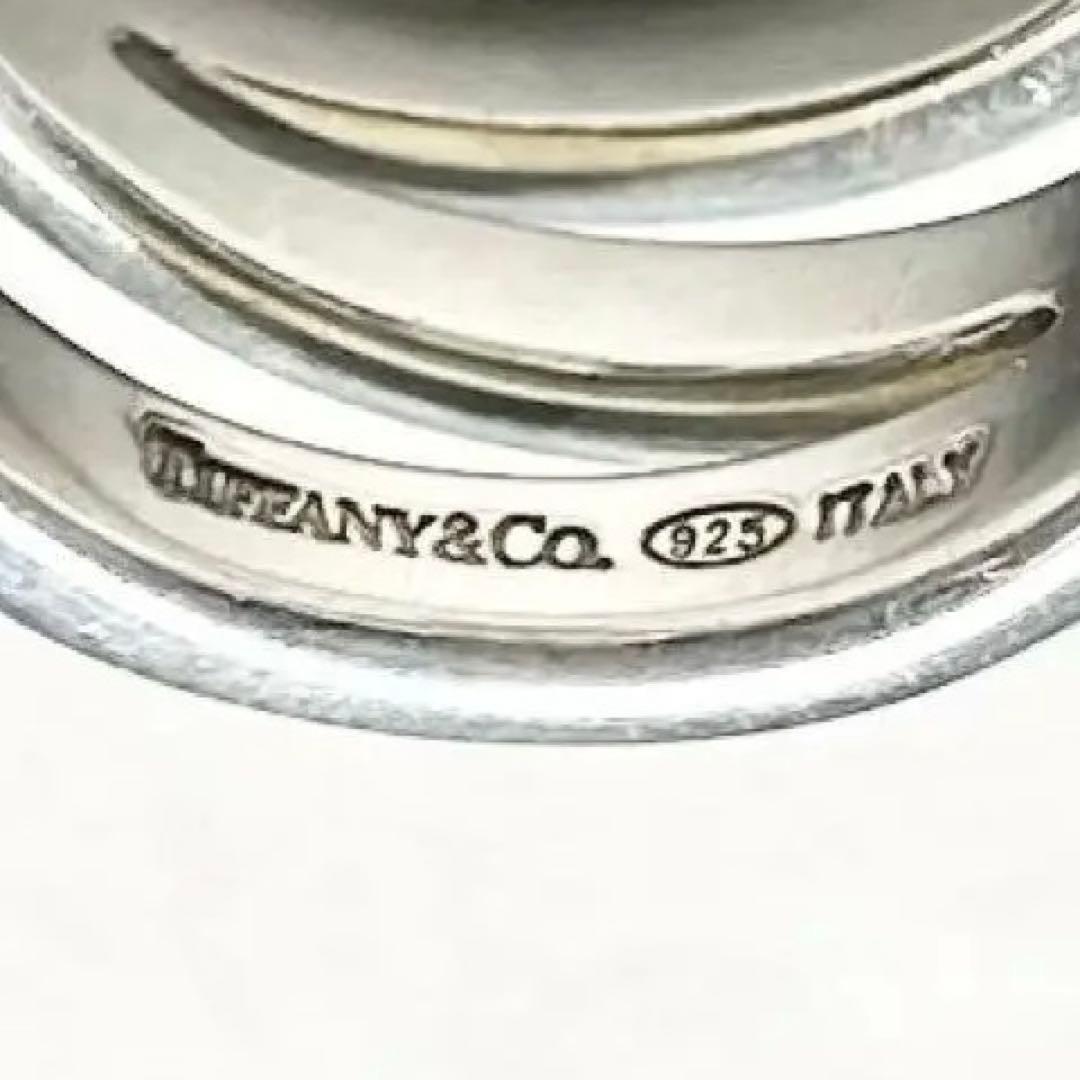 美品 Tiffany ダイアゴナル リング シルバー925 ビンテージ 希少