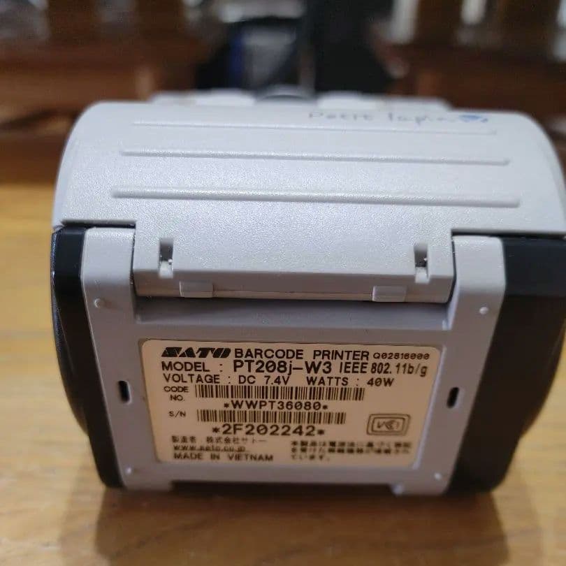 美品】SATO モバイルプリンター Petit lapin PT208j-W3 - メルカリ