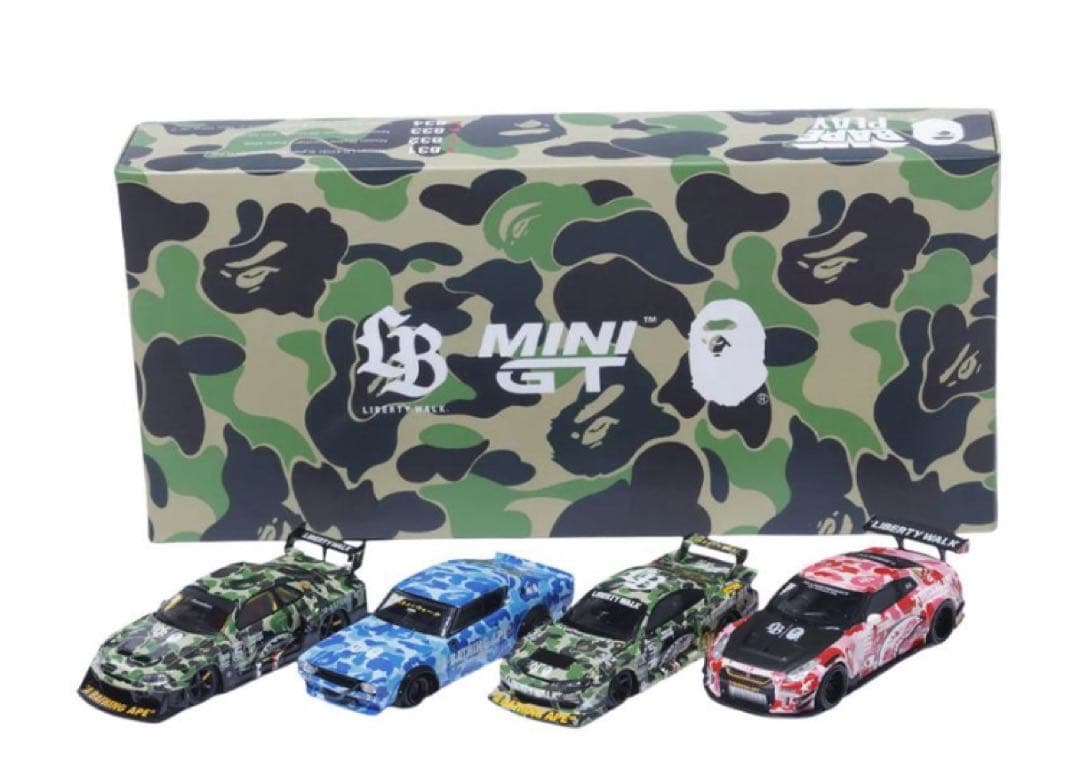 BAPE LBWK MINI GT ABC CAMO 6台セット
