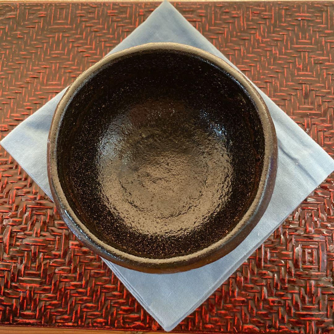 抹茶 黒茶碗 N o43
