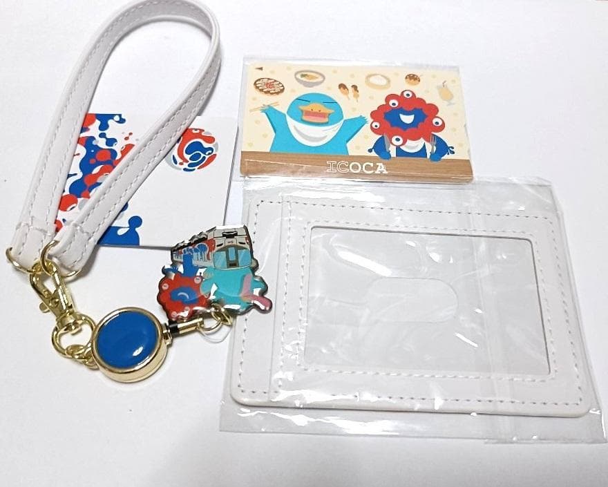 【希少】新品ミャクミャクICOCA合皮パスケース付き