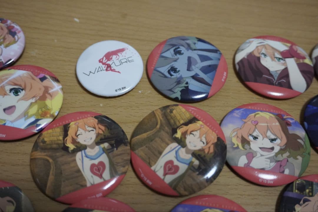 フレイア・ヴィオン 缶バッジセット　マクロスデルタ　24個　キャラバッジ