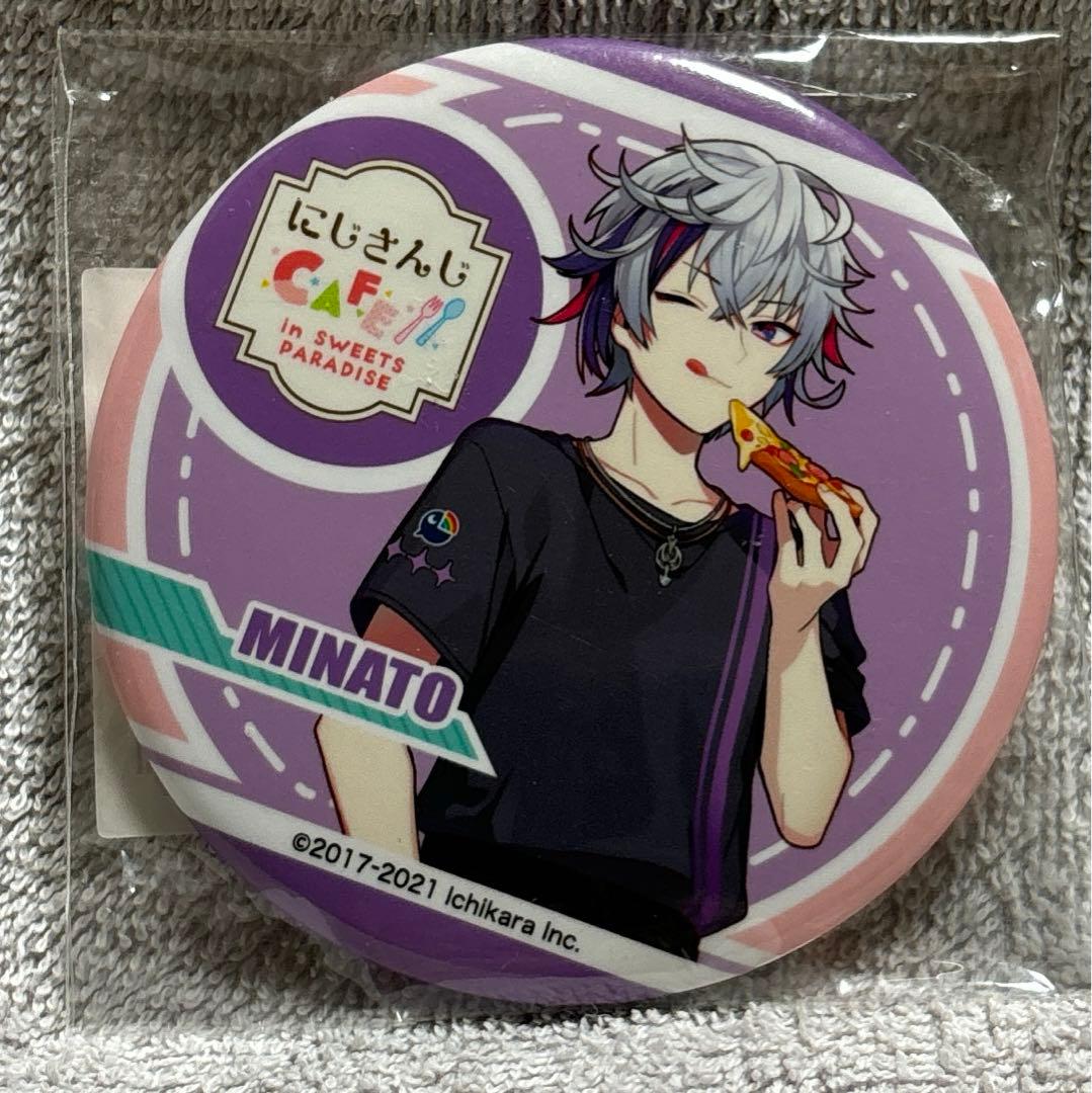 3132】にじさんじ カフェ スイパラ 缶バッジ 不破湊 - メルカリ