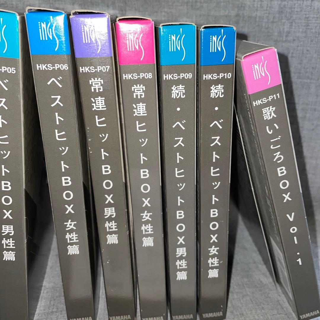 ING'S ハンディ カラオケHK-1ヤマハカートリッジ12本 600曲