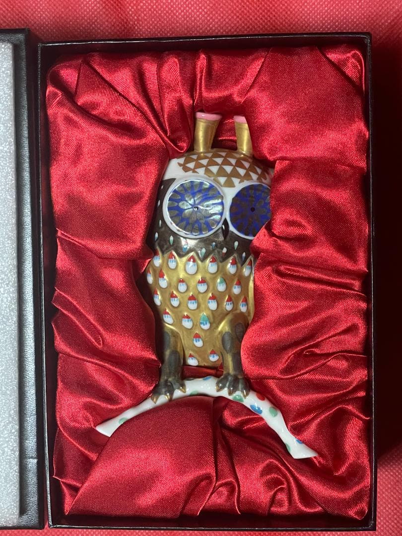 クラウス・ハーパニエミ KLAUS HAAPANIEMI フクロウ陶器製オブジェ