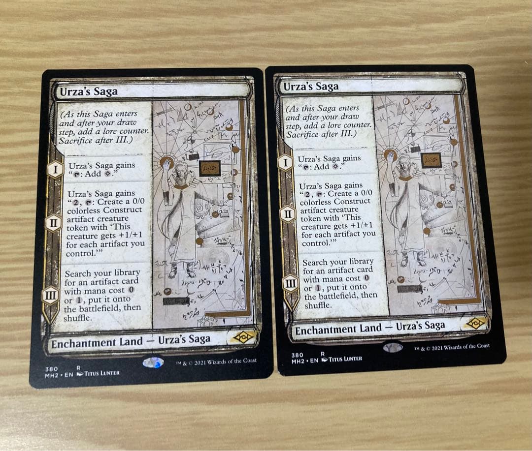 MTG：ウルザの物語 Urza's Saga(スケッチ) /英語×2 ① - メルカリ