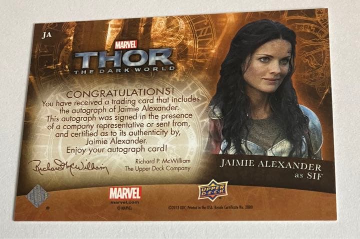 upper deck シフ　サインカード