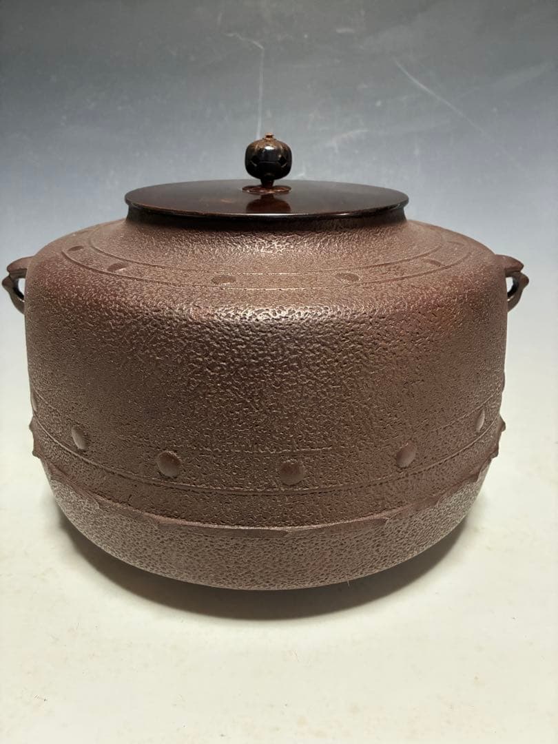 茶釜 鋳鉄製 万代屋 中古品 味が有ります‼️ 値下げしました‼️ - メルカリ