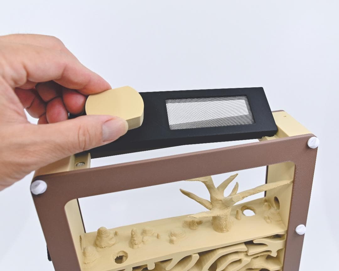 Hybrid Nest 2 side type Wood ・ガラスアリ飼育ケース Hybrid Nest 2