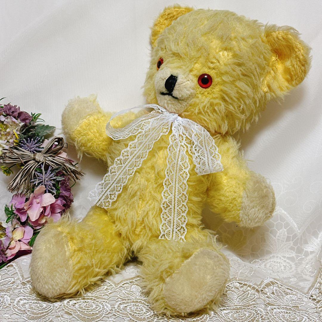 ❤️レア❤️愛らしいイエローペディグリーベア