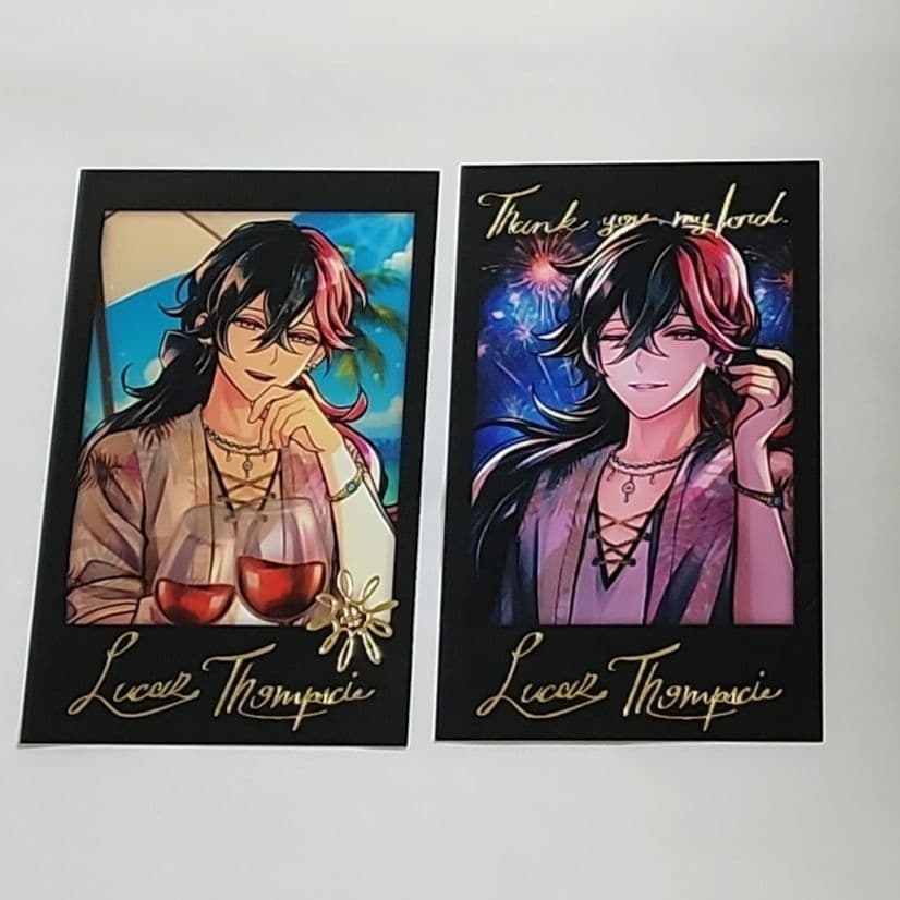 あくねこ 夏の思い出 チェキ 箔押し ルカス