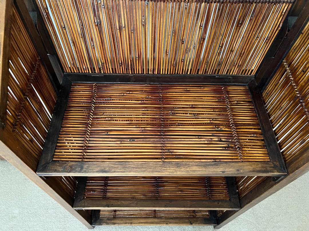 アジアンスタイル 竹製シェルフ 3段 ② バリ インドネシア 木 ラック