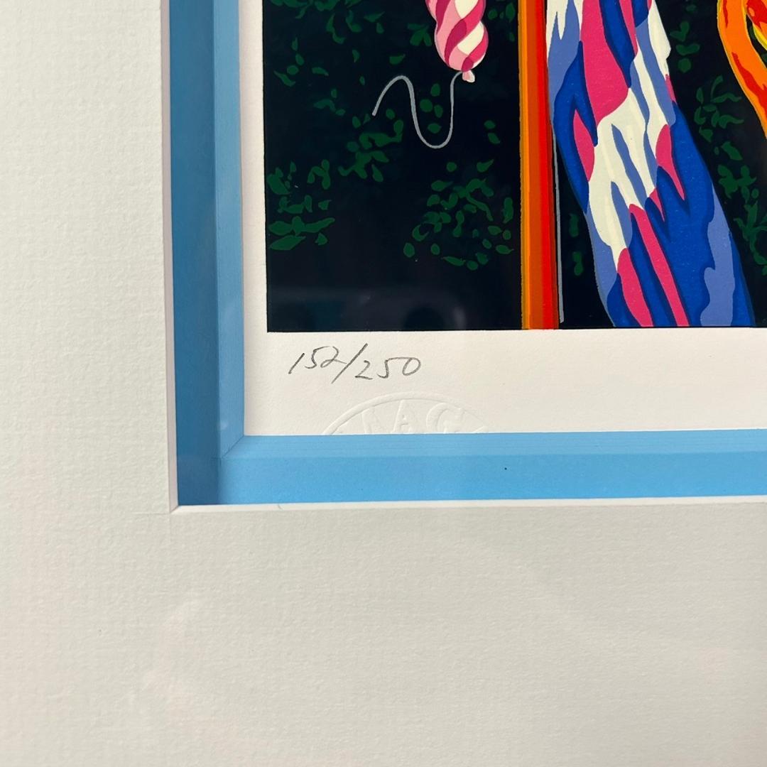 美品 ヒロ・ヤマガタ「スターライトコンサート」大判シルクスクリーン