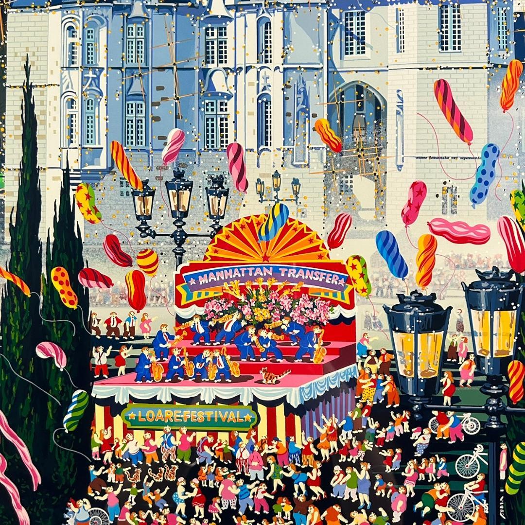 美品 ヒロ・ヤマガタ「スターライトコンサート」大判シルクスクリーン