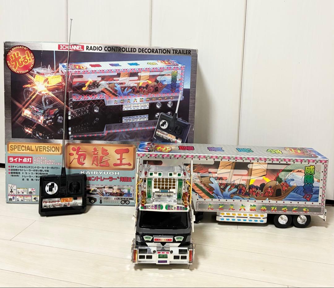 デコトラ トレーラーラジコン トイコー竜凰丸 デコトラ トレーラー