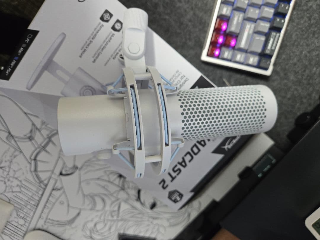 HyperX QuadCast 2 新型マイク ホワイト 白