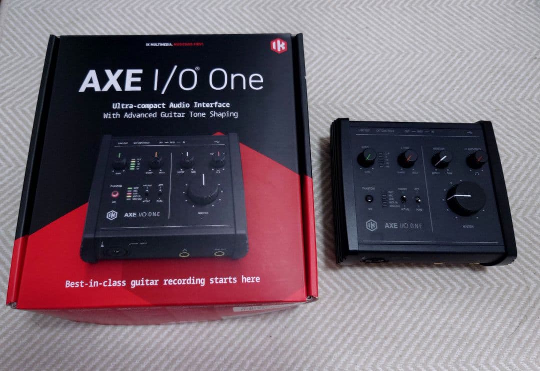 IK Multimedia AXE I/O One 製品登録解除済み