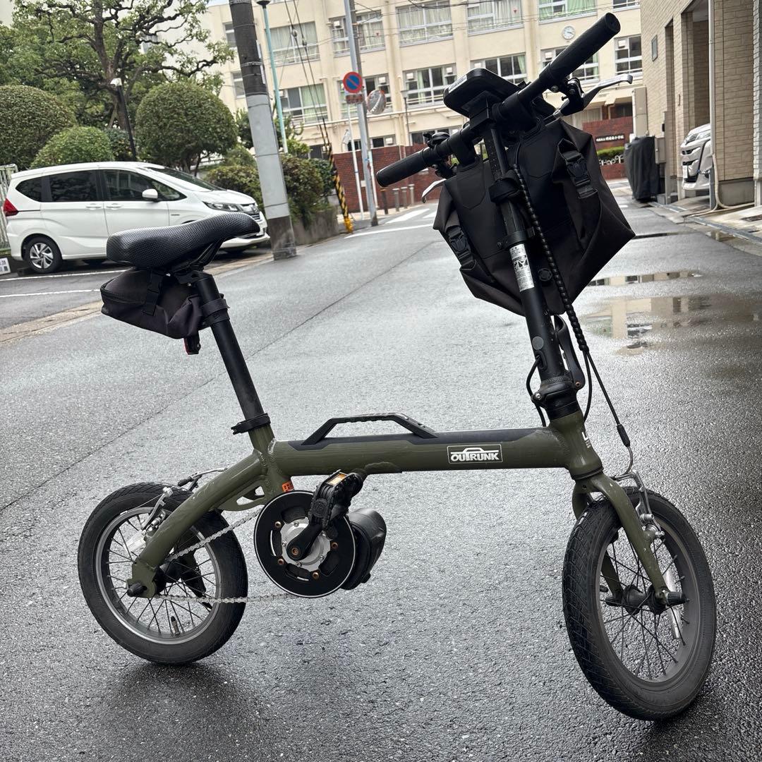 リ*@様 ログアウトLOG OUTRUNK e折りたたみ電動自転車　2022