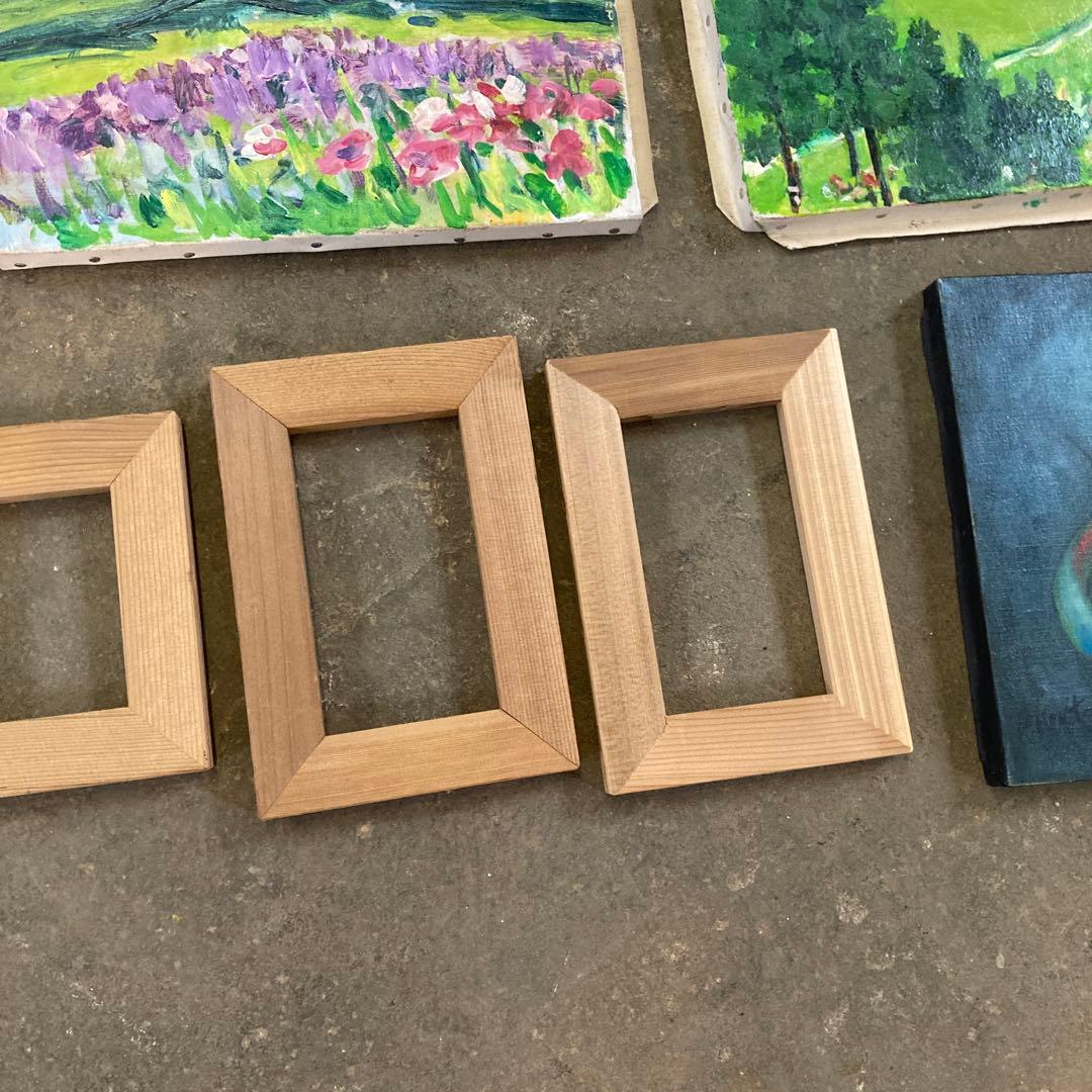 作者不明 大量 F10 F6 F4 油彩キャンバス 油絵 古画 まとめ売り