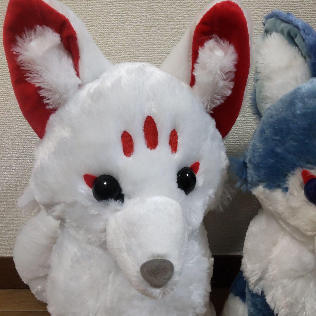 アマテラスのオオカミ ウルトラBIGぬいぐるみ全３種～テル＆ラックル＆ホロウ