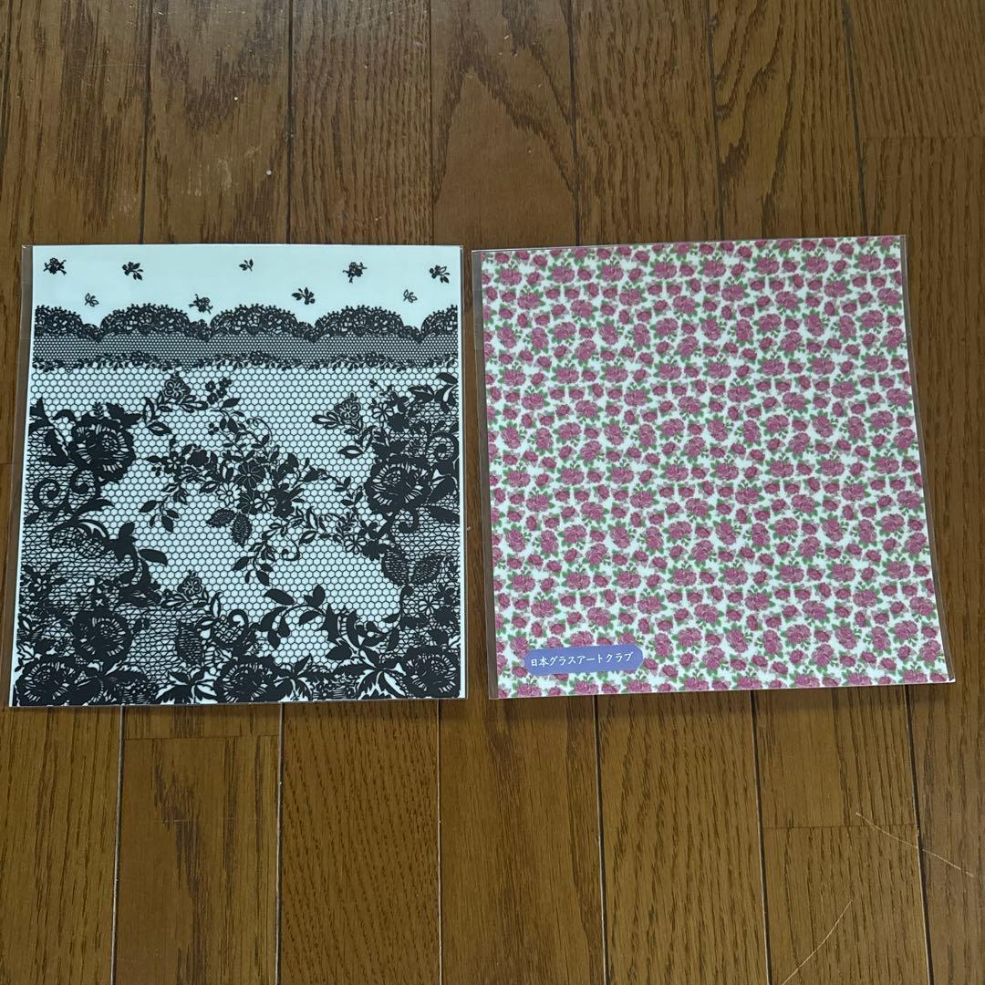 グラスアートフィルム10枚 グラスアートフィルムのおすすめ人気商品