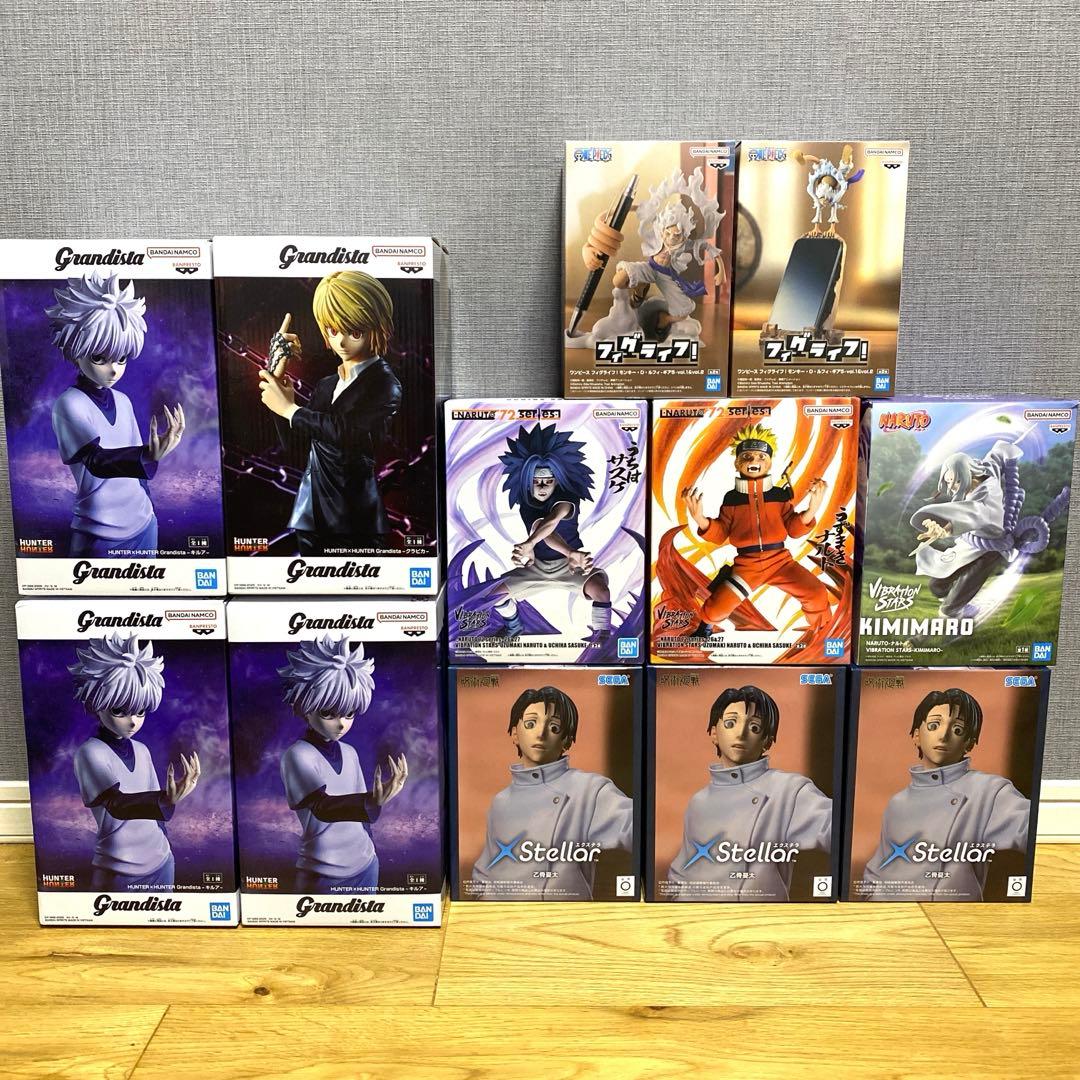 12箱セット ハンターハンター ナルト 呪術廻戦 ワンピース プライズ