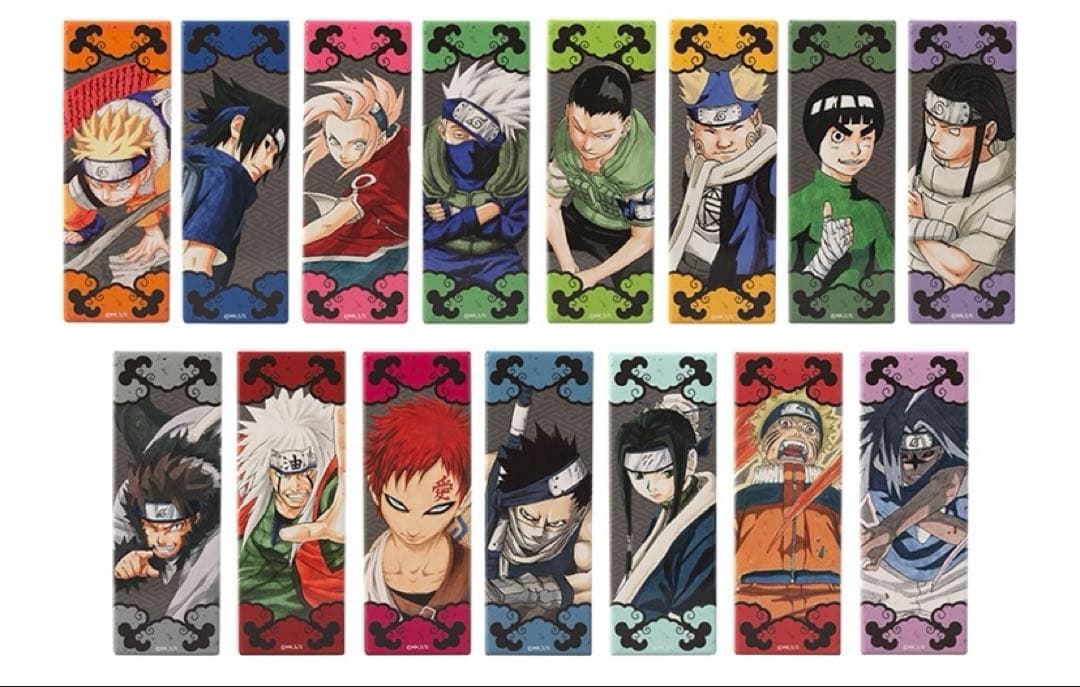 NARUTO 絵札缶バッジコレクション　全種コンプリートセット　ジャンフェス