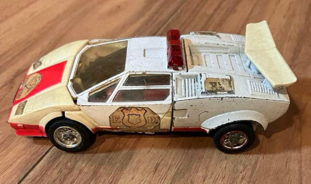 当時品】トランスフォーマー レッドアラート ランボルギーニ1980年 旧