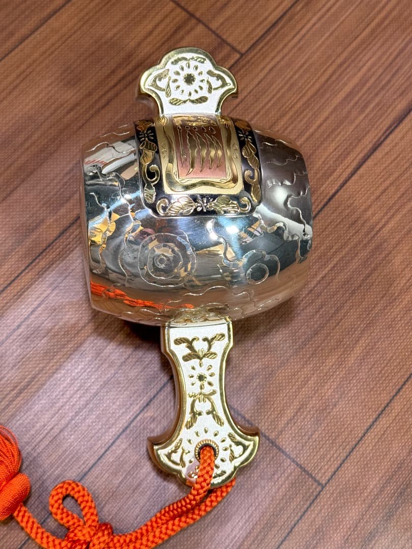 銀製刻印 小槌 銀のみの重さ255g 銀盃 3点 シルバー1枚 総