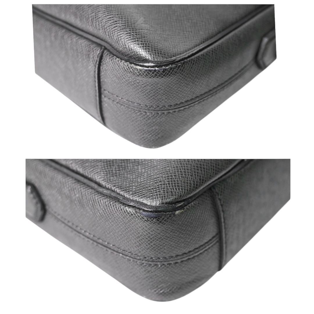 【美品】ルイヴィトン タイガ ビジネスバッグ ブラック トート ハンドバッグ