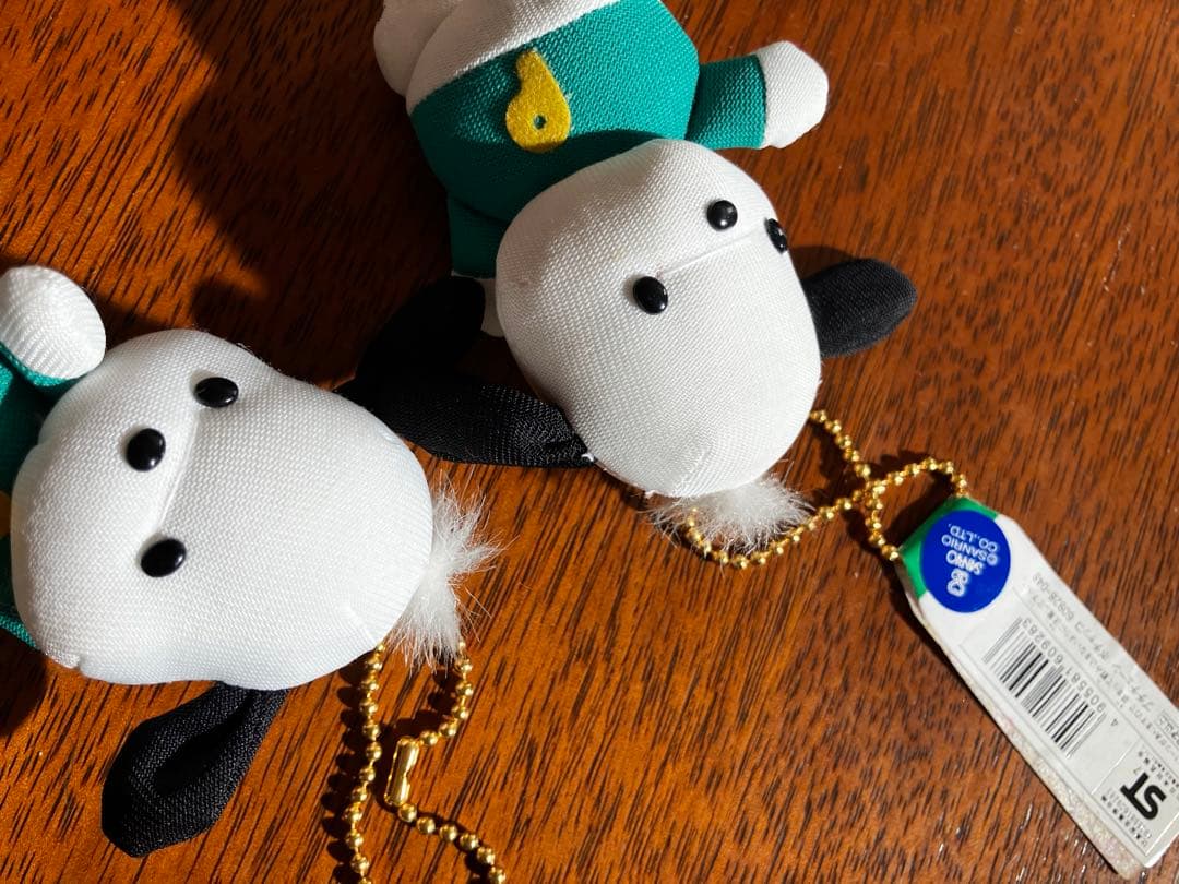 激レア ポチャッコ マスコット2点セット ボールチェーンキーホルダー