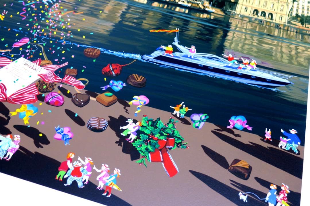 ヒロ・ヤマガタ】 恋人たちのフェスティバル シルクスクリーンシート