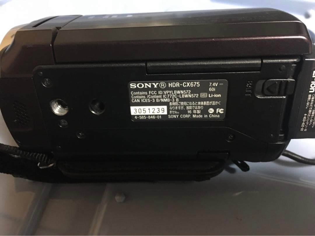 最終価格SONY HDR-CX675 ビデオカメラ本体